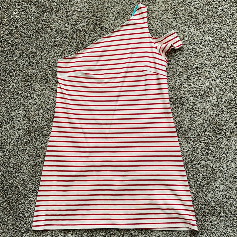 Maeve One Shoulder Cotton Dress